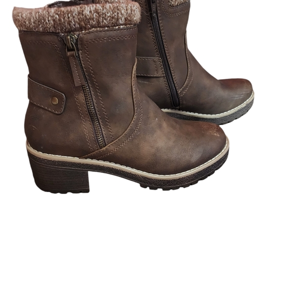 Ladies ankle boots size 8.5 like new - Picture 2 of 4